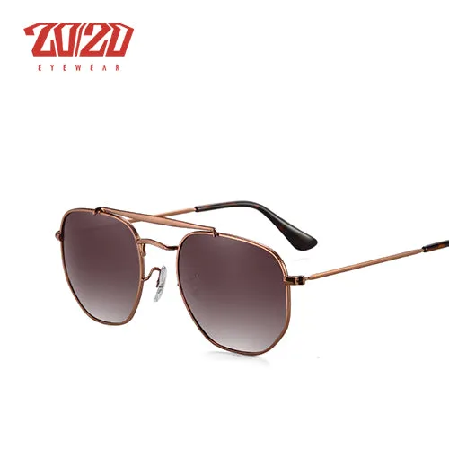 20/20 Polarized Metal Frame Driving Sunglasses For Men & Women 17069