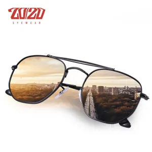 20/20 Polarized Metal Frame Driving Sunglasses For Men & Women 17069