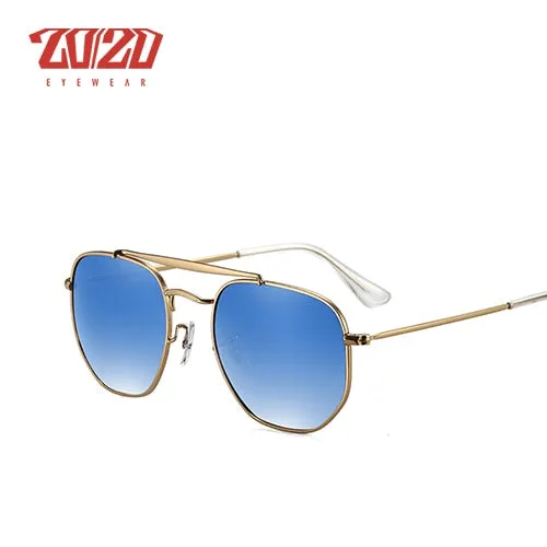 20/20 Polarized Metal Frame Driving Sunglasses For Men & Women 17069