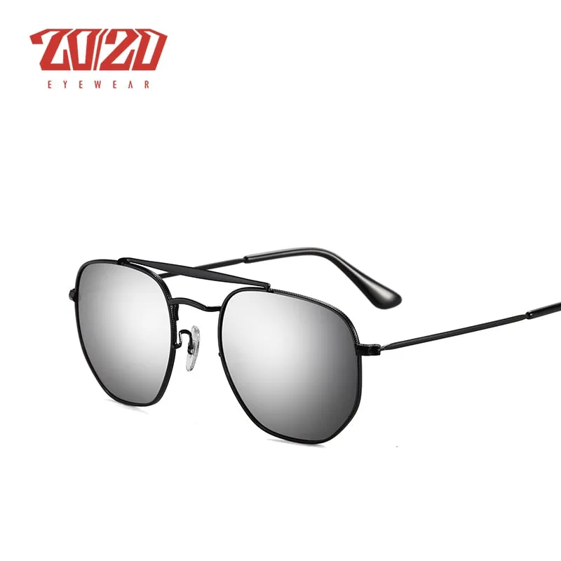 20/20 Polarized Metal Frame Driving Sunglasses For Men & Women 17069