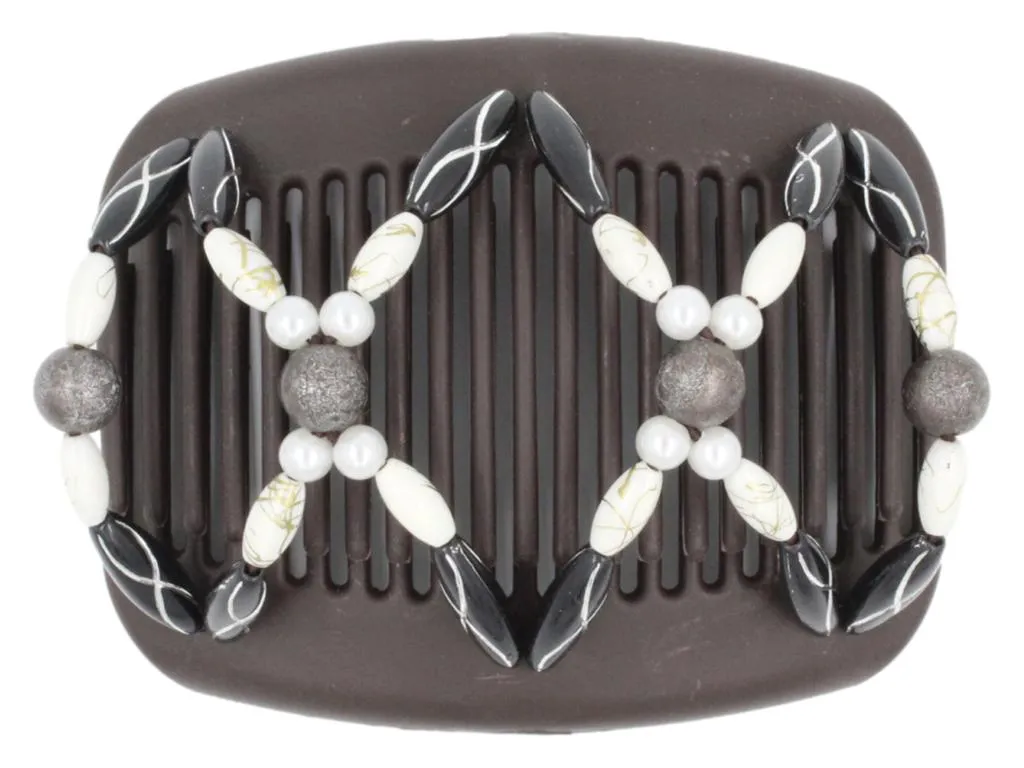 African Butterfly Hair Comb - Dalena Brown 134