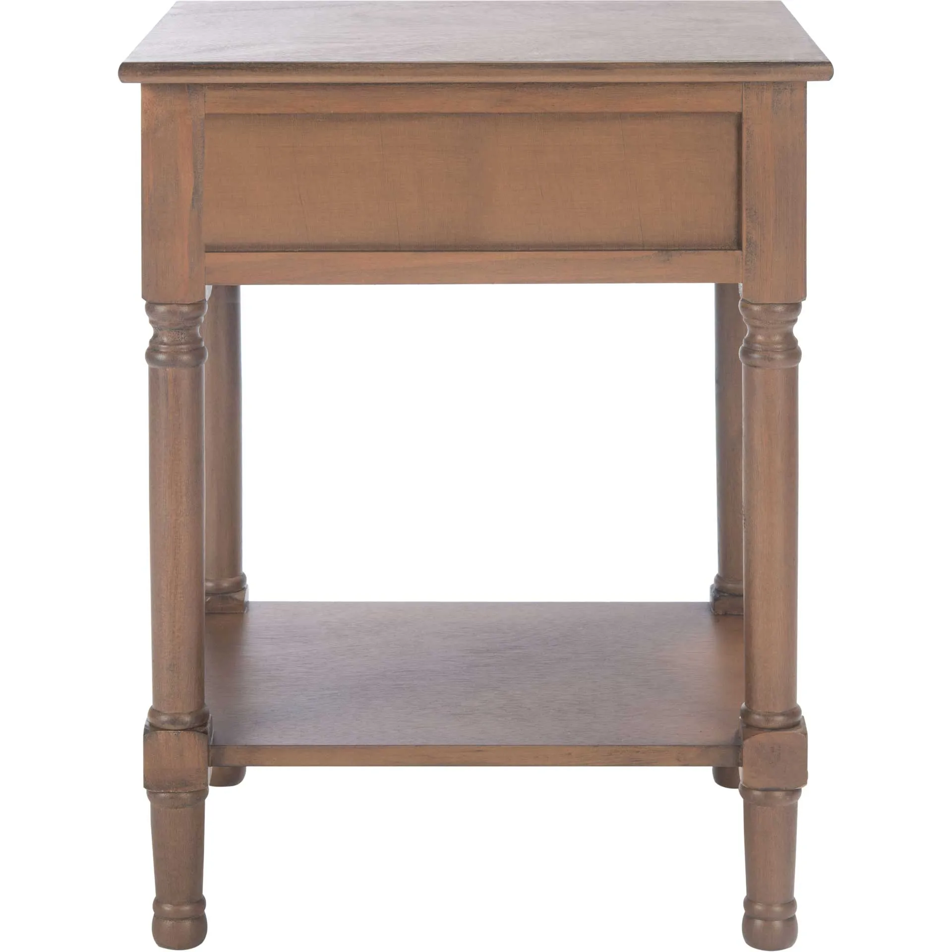 Alessa 1 Drawer Accent Table Brown