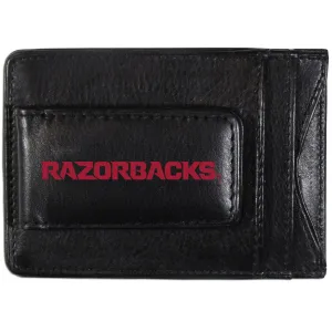 Arkansas Razorbacks Logo Leather Cash and Cardholder