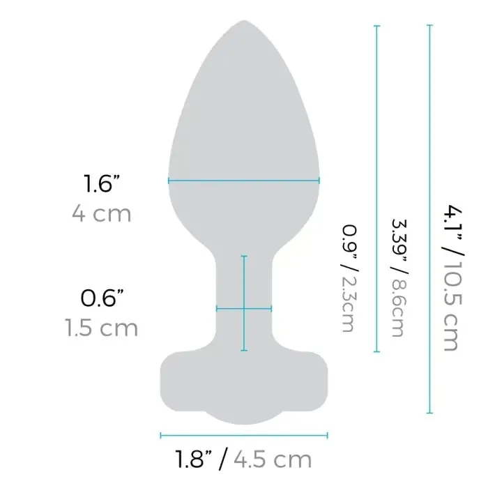 b-Vibe Vibrating Heart Plug