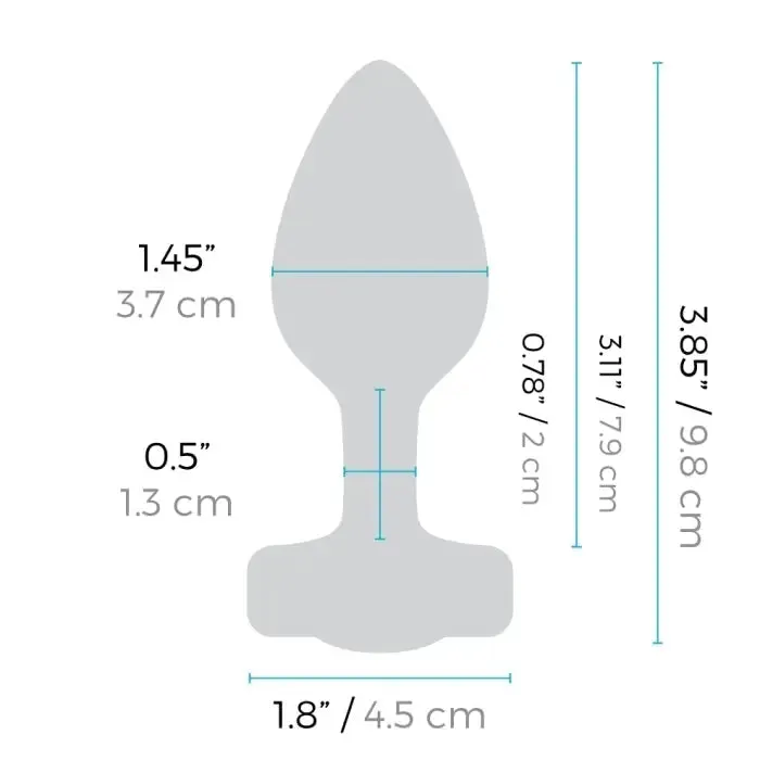 b-Vibe Vibrating Heart Plug