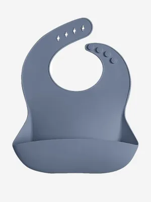 Bloom Bambini Baby Everyday Silicone Bib in Navy