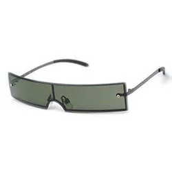 CHOW MEIN Green Fashion-Forward Sunglasses