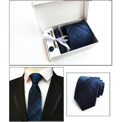 Classy Men Box - Blue Checked