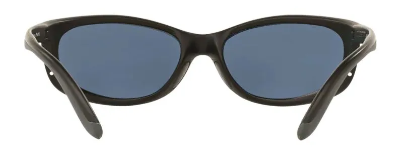 Costa Del Mar Mens Fathom Matte Black Frame - Blue Mirror 580 Plastic Lens - Polarized Sunglasses