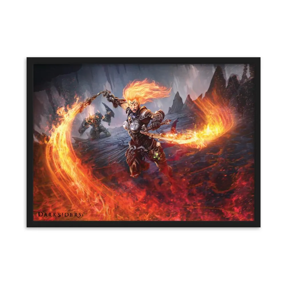 Darksiders Fury Fire Poster