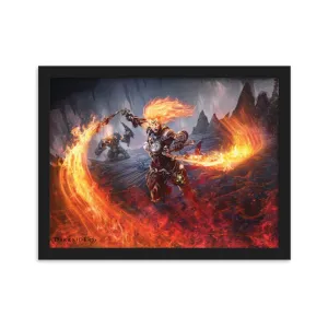 Darksiders Fury Fire Poster