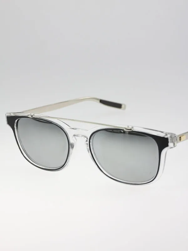 double brow square sunglasses