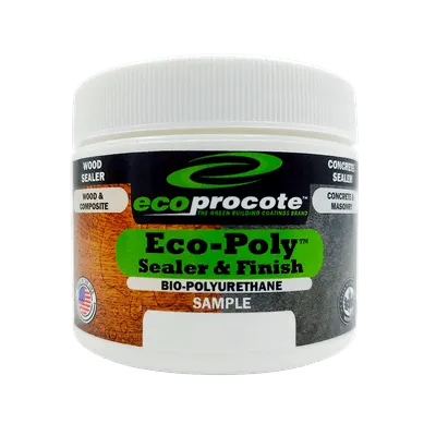 EcoPoly Polyurethane Sealer & Finish, Satin Sample, 2 Oz