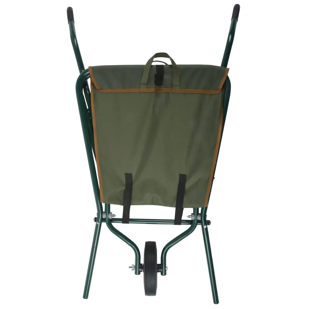 Esschert Design Folding Wheelbarrow Green GT138