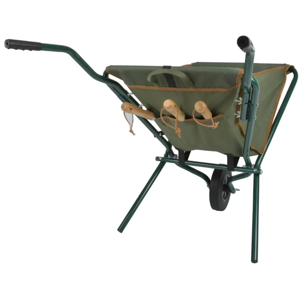 Esschert Design Folding Wheelbarrow Green GT138