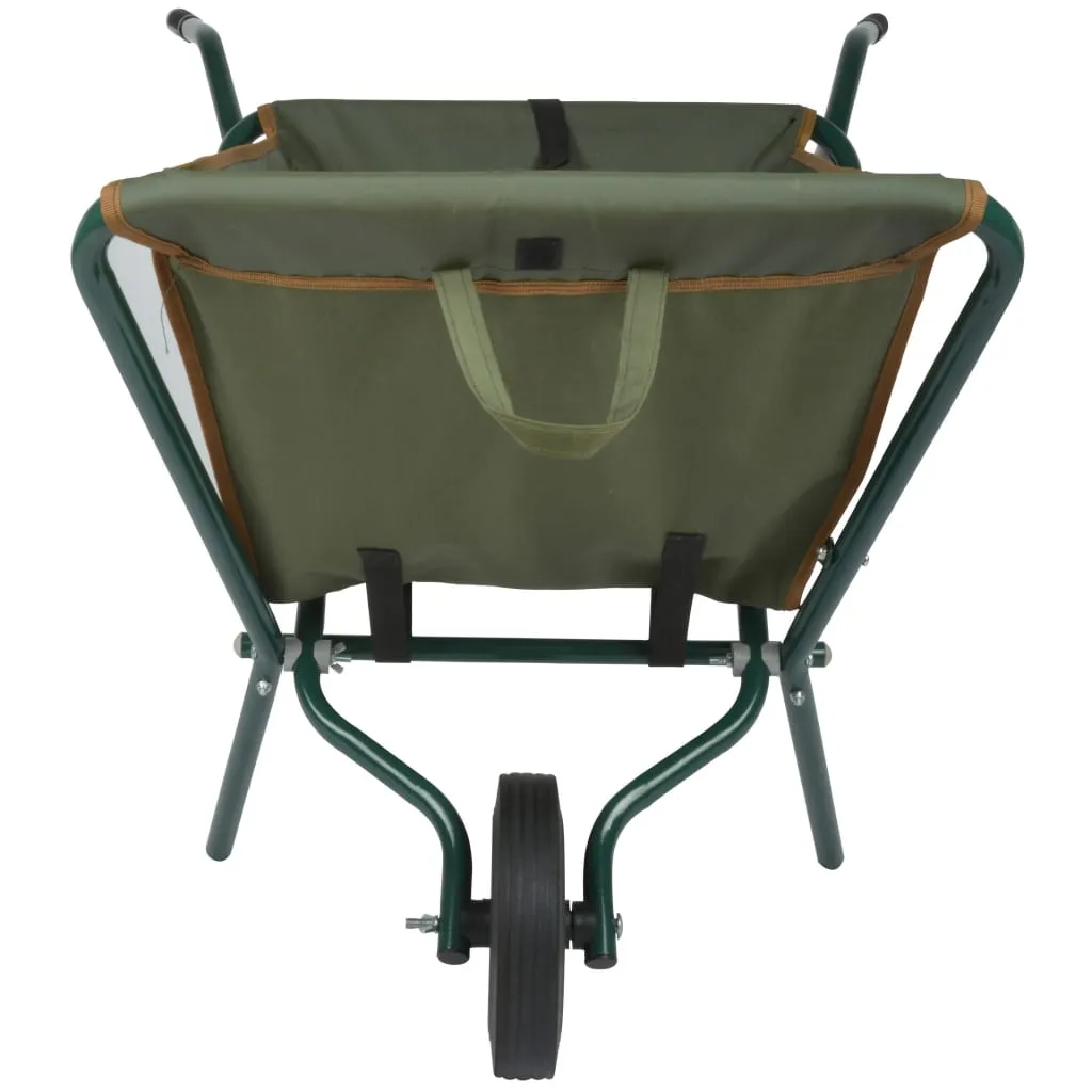 Esschert Design Folding Wheelbarrow Green GT138