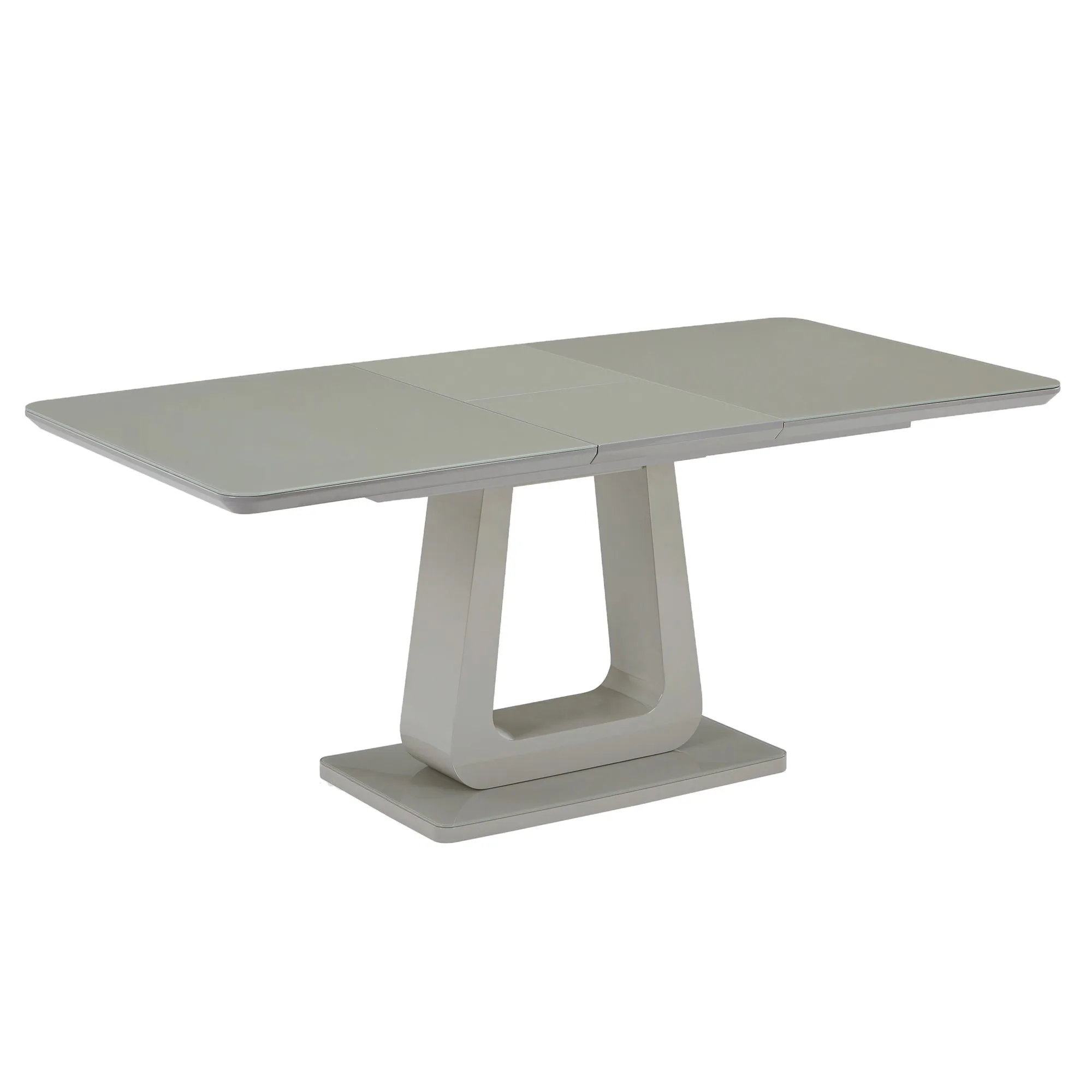 Extendable Rectangular Dining Table Corvus Grey