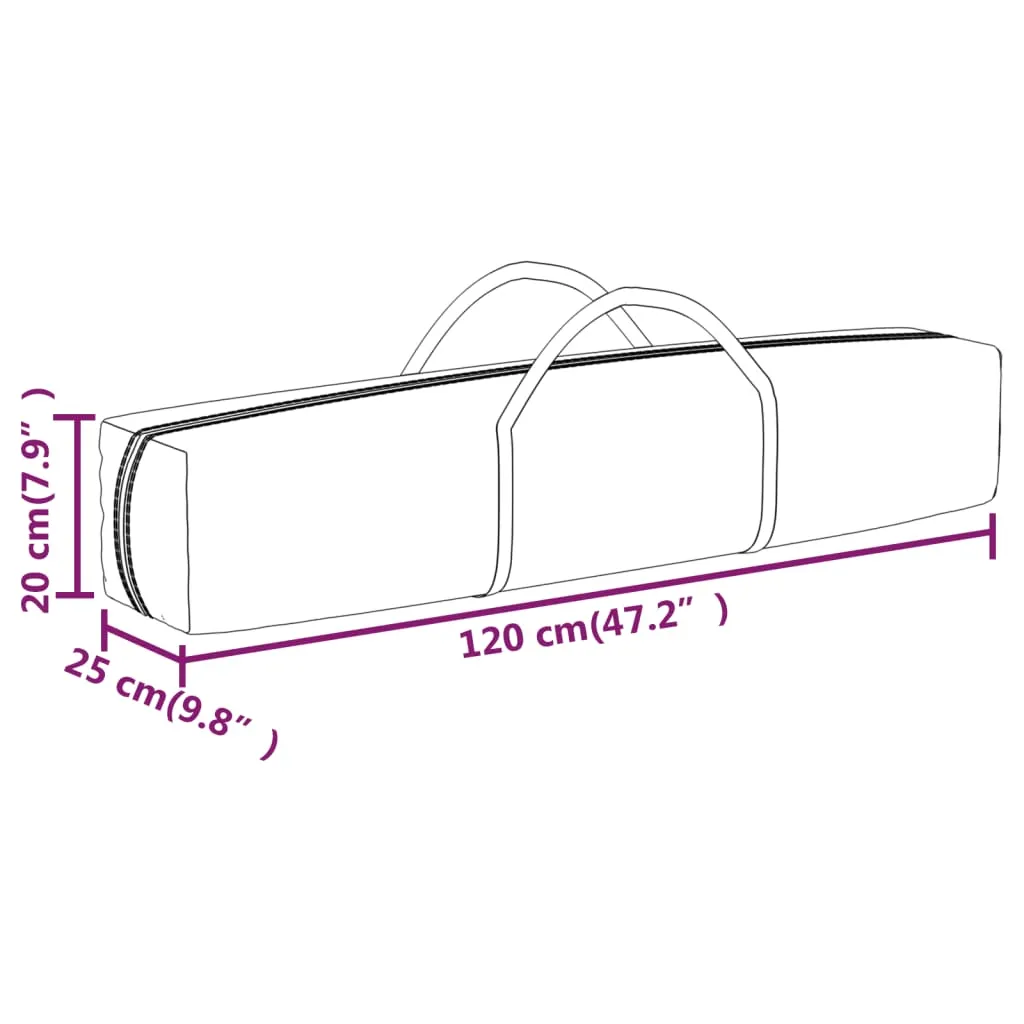 Folding Party Tent with Sidewalls Anthracite 3x6 m