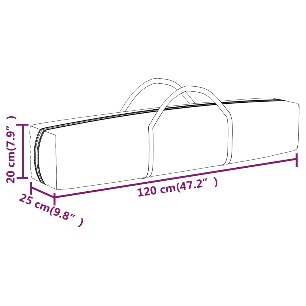 Folding Party Tent with Sidewalls Taupe 3x6 m