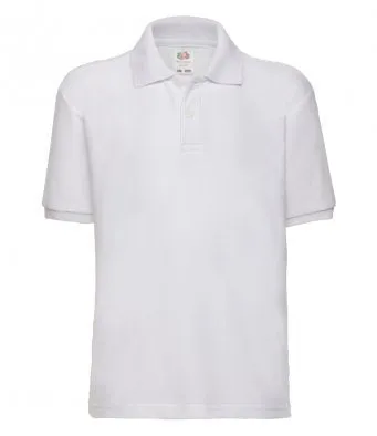 Fruit of the Loom Kids Poly/Cotton Piqué Polo Shirt