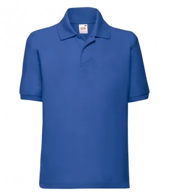 Fruit of the Loom Kids Poly/Cotton Piqué Polo Shirt