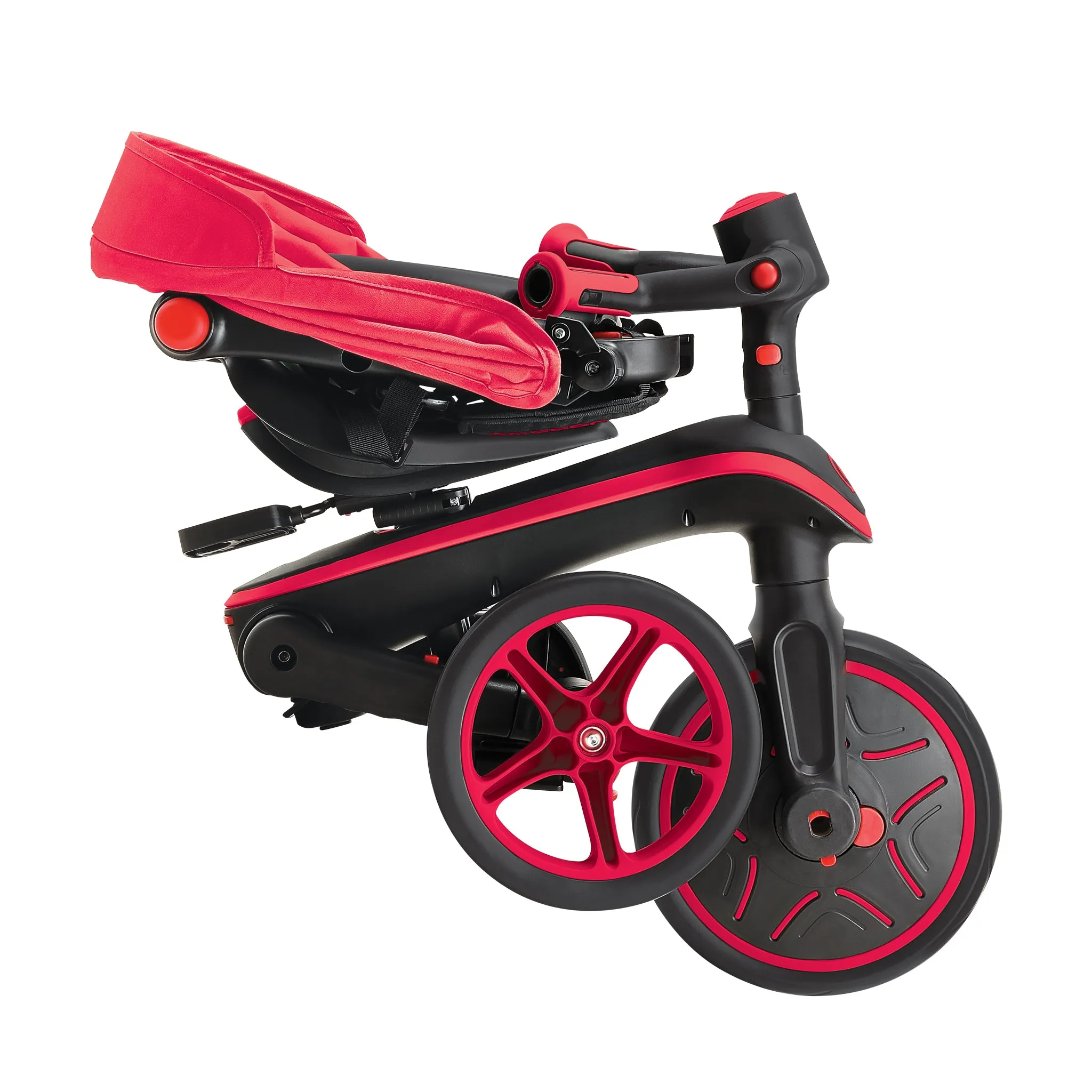 Globber Explorer Trike Foldable 4 in 1 - Red (10m - 5y)