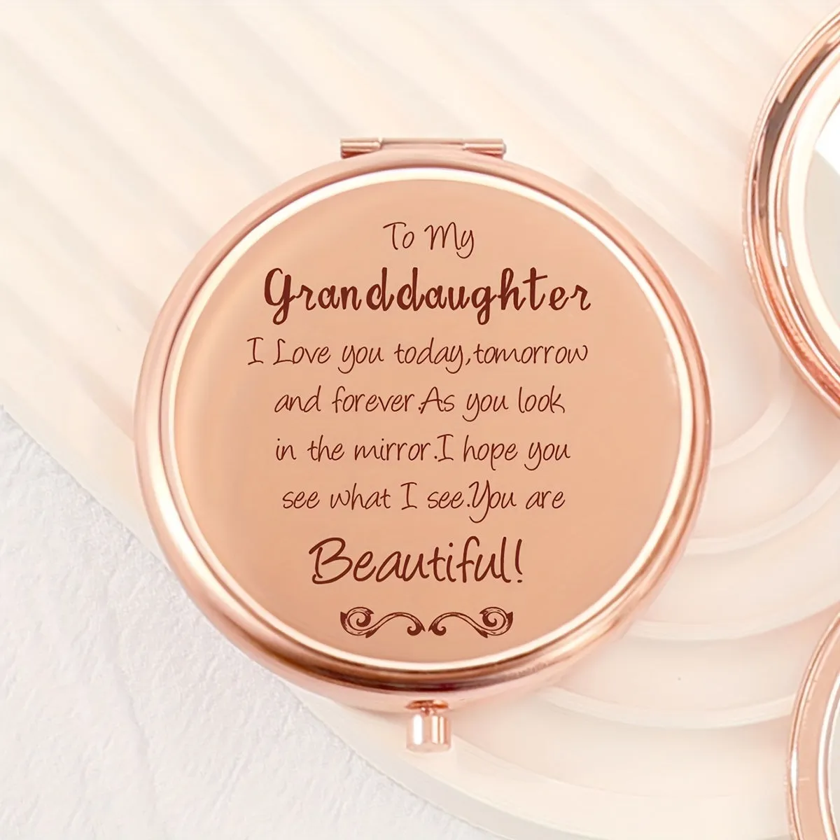 Granddaughter Makeup Mirror Ideal Gift for Birthday Christmas Graduation