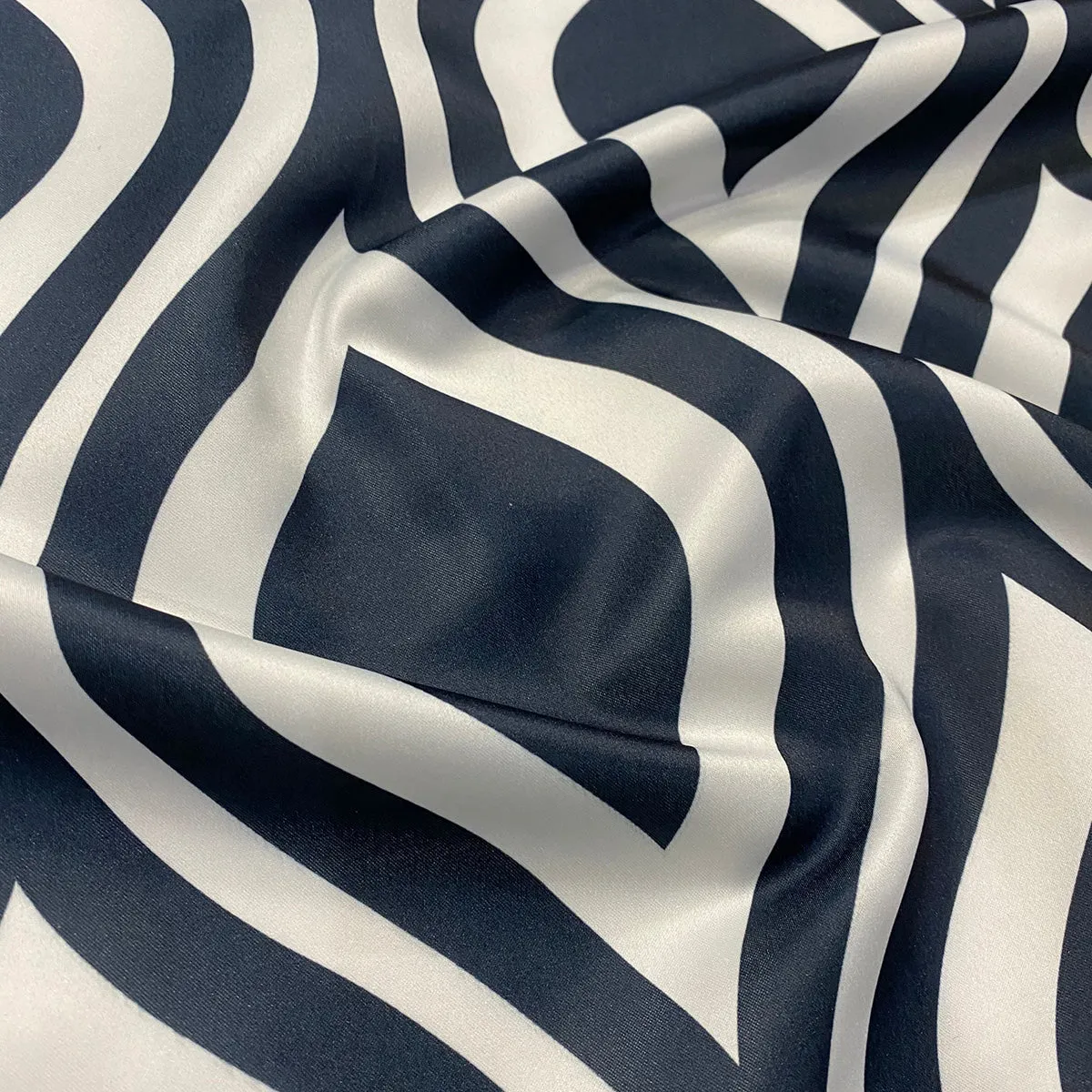 Groovy Print (Lamour) Wholesale Fabric in Navy