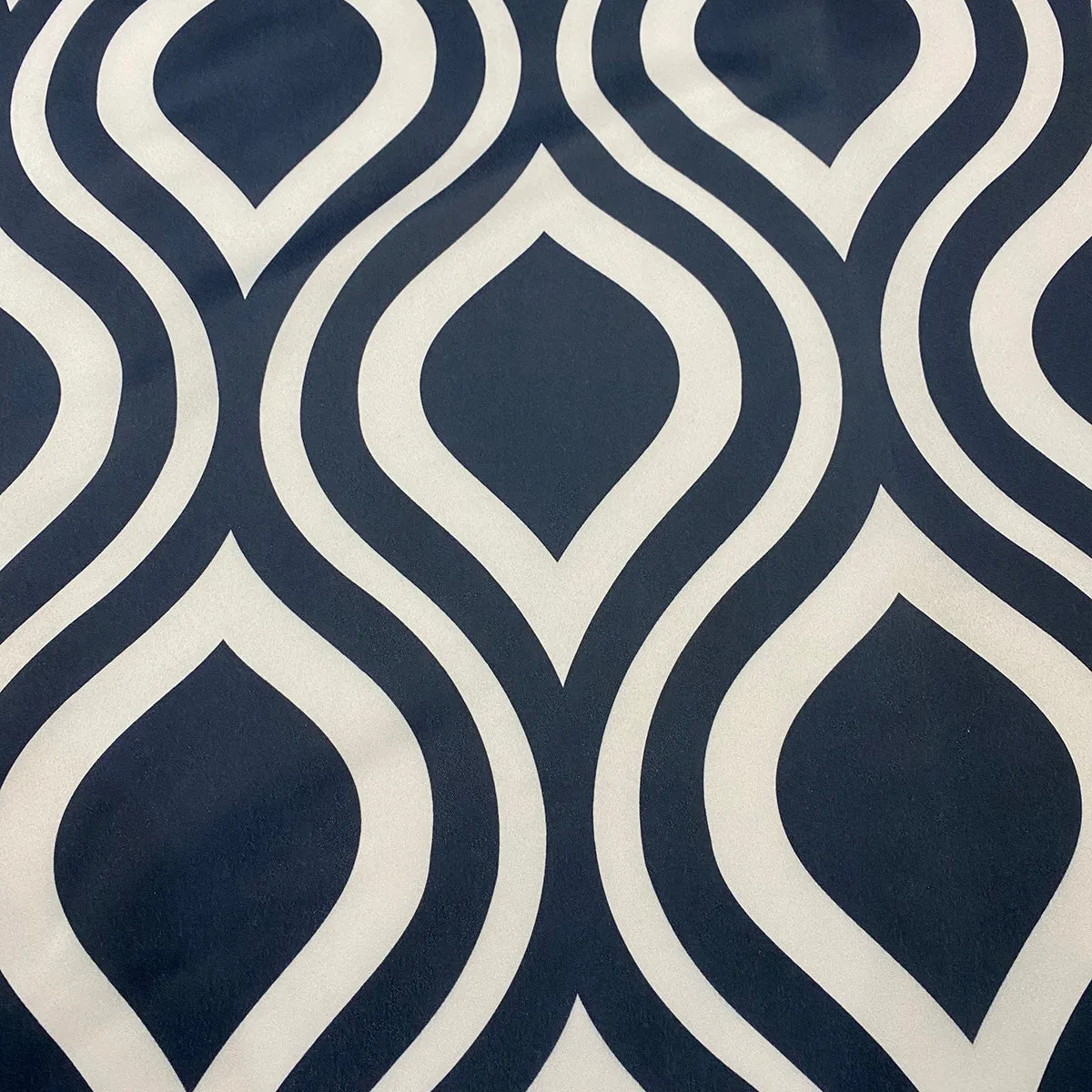 Groovy Print (Lamour) Wholesale Fabric in Navy