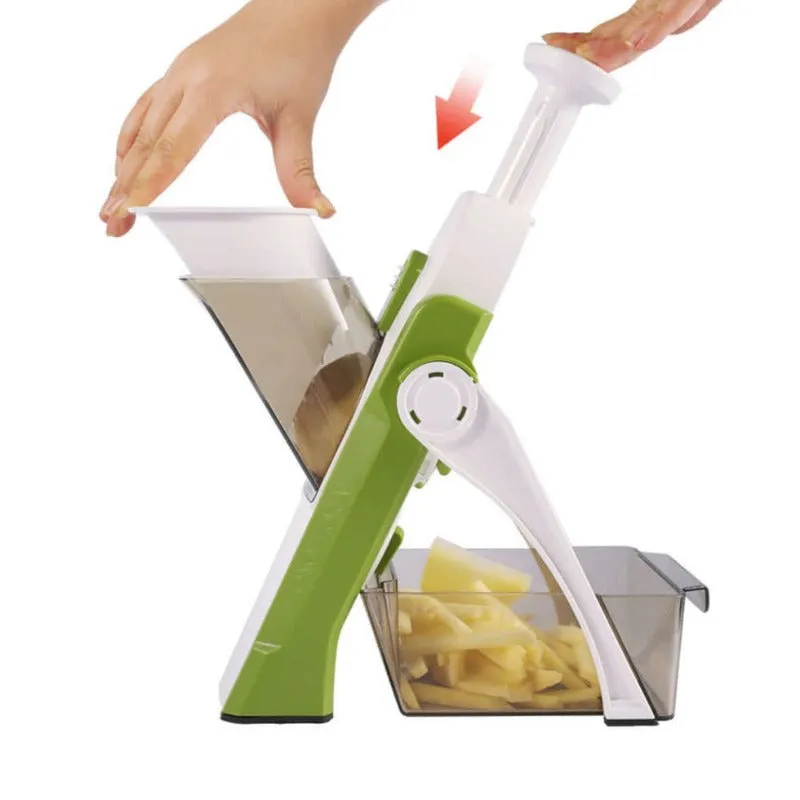 Household Multifunctional Manual Vegetable Slicer Foldable Grater Slicer