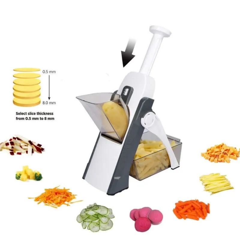 Household Multifunctional Manual Vegetable Slicer Foldable Grater Slicer