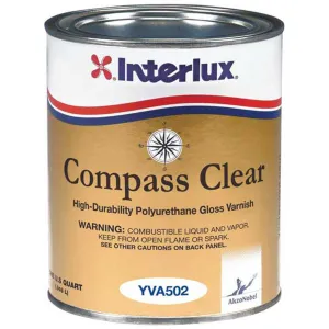 Interlux Compass Clear Varnish - Quart