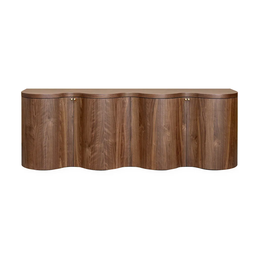 Jaya 2.15m Buffet Unit - Light Walnut