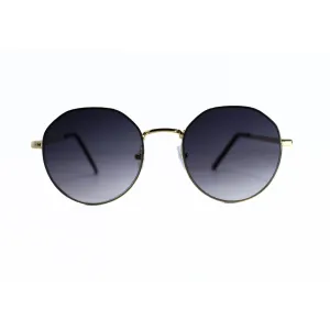 Jubleelens Round Grey Sunglasses - Golden Make a Statement with These Unique and Eye-Catching Shades in a Classic Grey Hue, with Superior Sun Protection