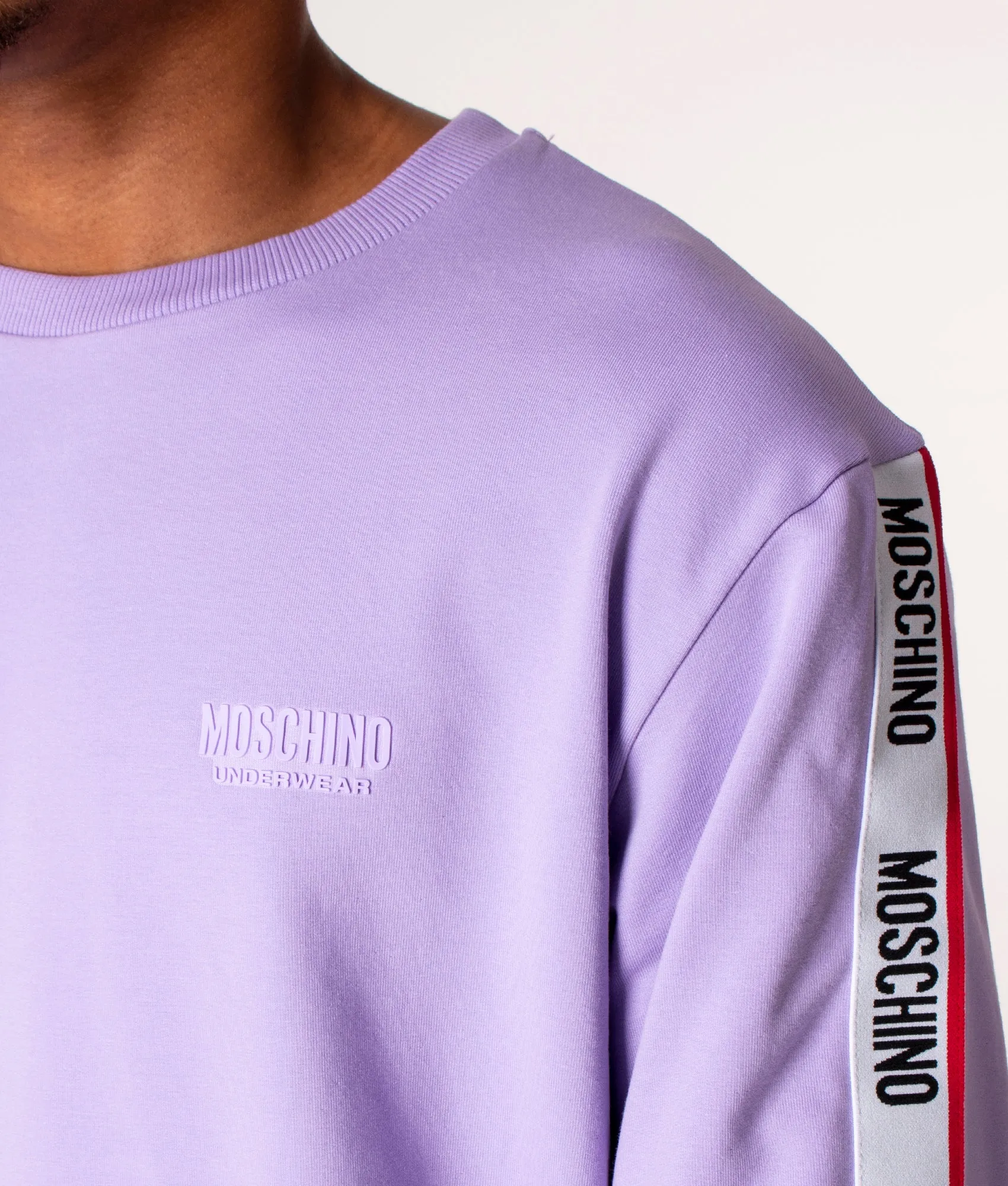 Logo Taped Arm Sweatshirt