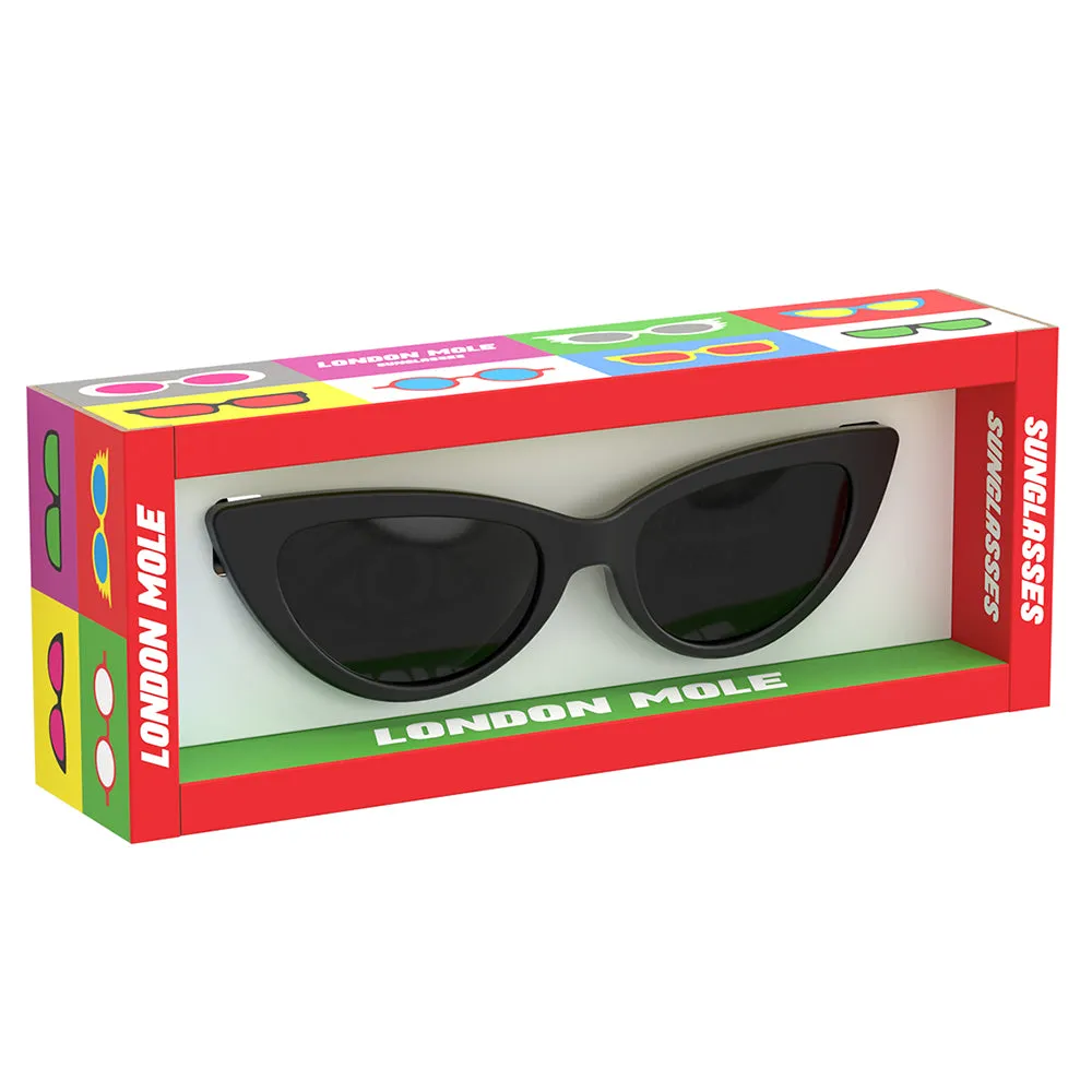 London Mole Sunglasses: Starlet Matte Black