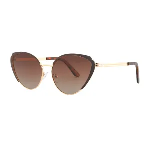 LOTUS | Gold Frame | Tortoise Tips | Brown Lens