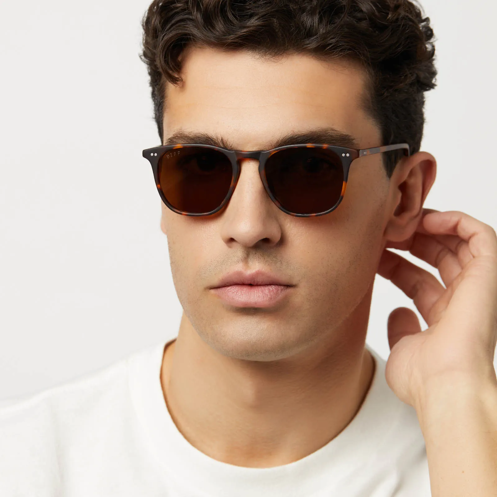 MAXWELL - MATTE RICH TORTOISE   BROWN   POLARIZED SUNGLASSES