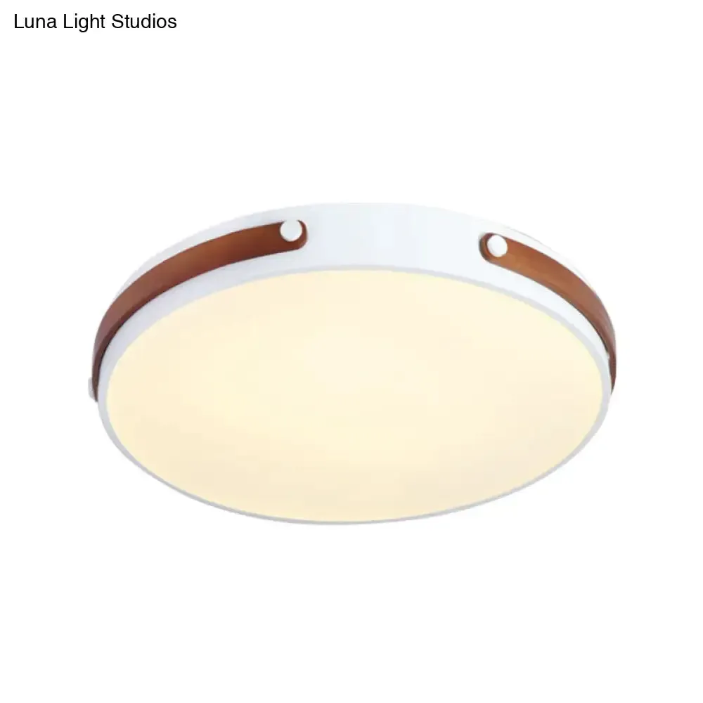 Modernist Acrylic LED Ceiling Lamp, Warm/White Light, 16"/21.5" Wide