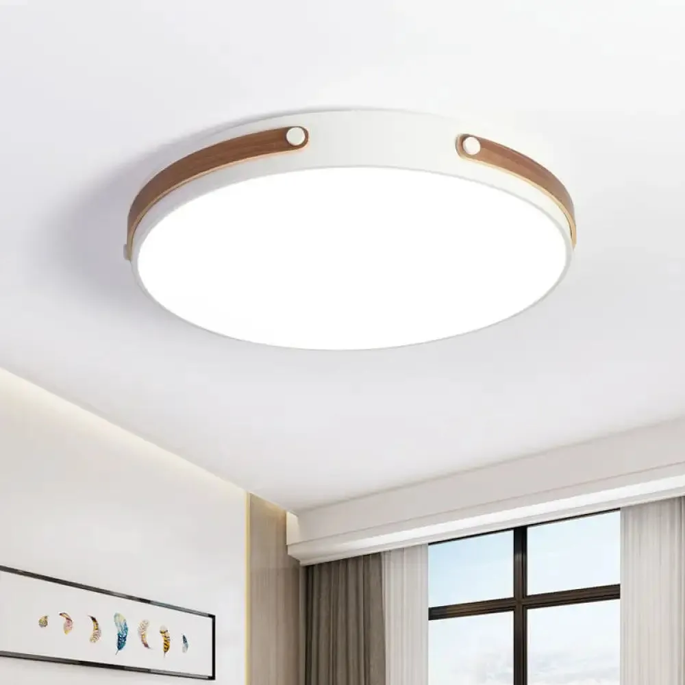 Modernist Acrylic LED Ceiling Lamp, Warm/White Light, 16"/21.5" Wide