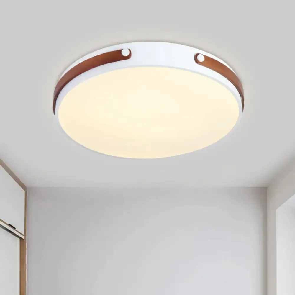 Modernist Acrylic LED Ceiling Lamp, Warm/White Light, 16"/21.5" Wide