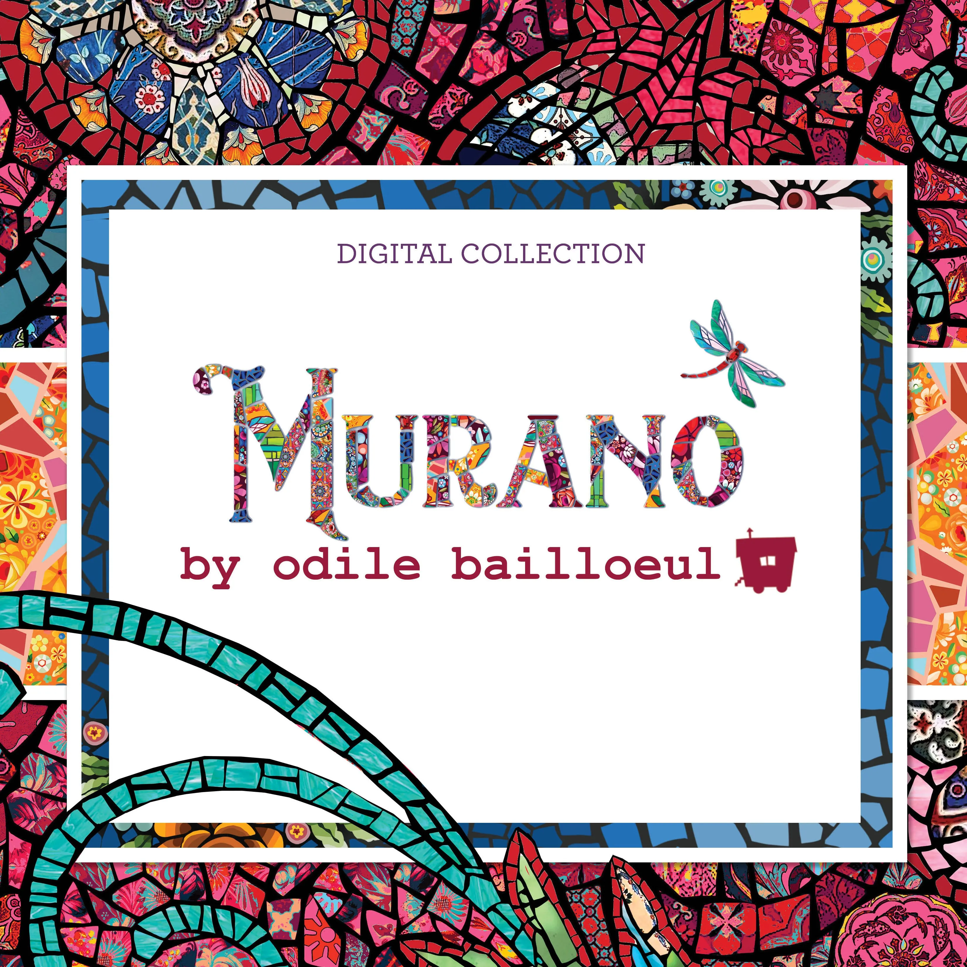 Murano - Sulfuro Multi by Odile Bailloeul for Free Spirit