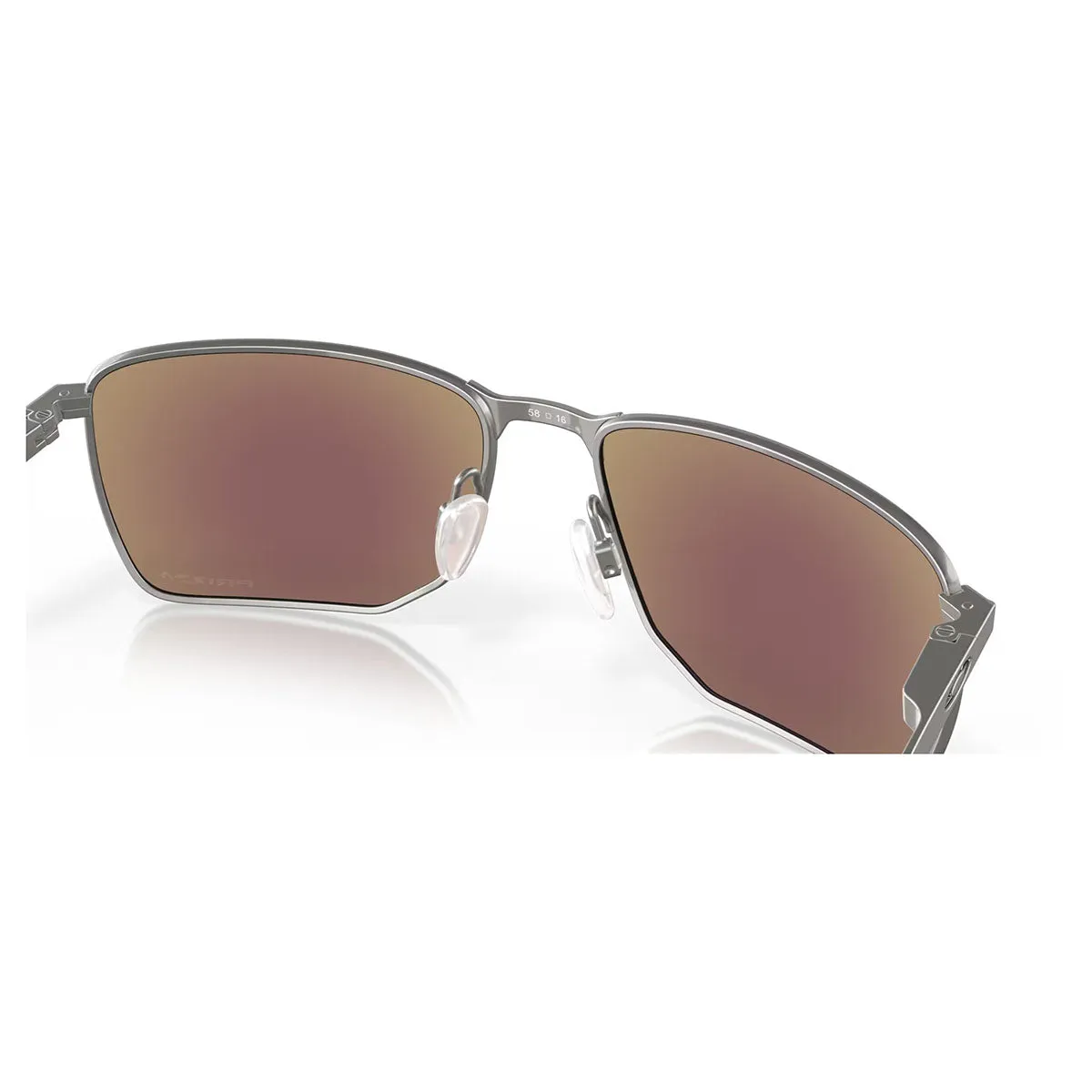 Oakley Ejector Sunglasses - Satin Chrome/Prizm Sapphire