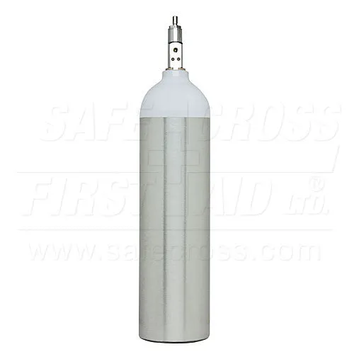 OXYGEN CYLINDER, "D" (425 L), EMPTY