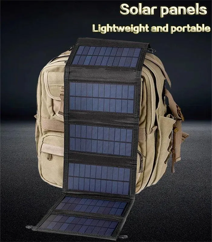 Practical 800W Foldable Solar 6 Panels Charger USB 5V