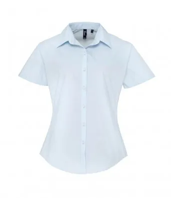 Premier Ladies Supreme Short Sleeve Poplin Shirt