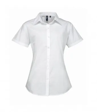 Premier Ladies Supreme Short Sleeve Poplin Shirt