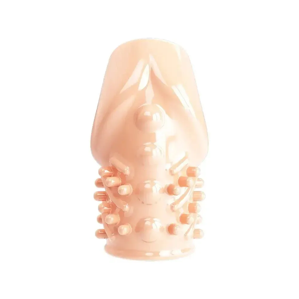 Pretty Love Stretchy Rubber Flesh Pink Matias Penis Sleeve