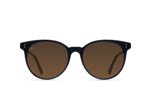 Raen Norie Cat-Eye Handmade Sunglasses - Dusk/Vibrant Brown