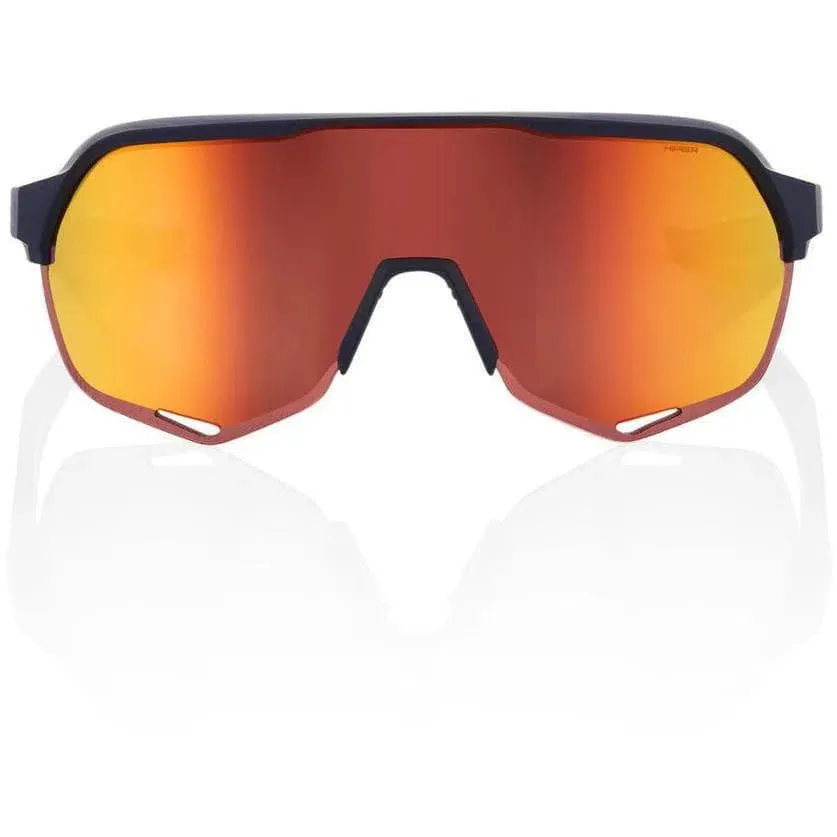 RIDE 100% Eyewear S2  Soft Tact Flume - Hiper Red Multilayer Mirror  Lens